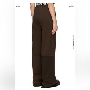 Maison Margiela Brown Wide Leg Sweatpants